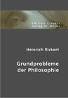 Buchcover Heinrich Rickert