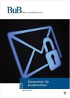 Buchcover Datenschutz für Kreditinstitute. Daniel Hoffmann