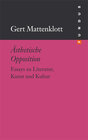 Buchcover Ästhetische Opposition