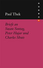 Buchcover Briefe an Susan Sontag, Peter Hujar und Charles Shuts