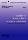 Buchcover Transfer von Expertenwissen