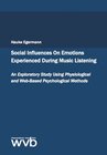 Buchcover Social Influences On Emotions Experienced During Music Listening