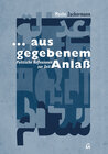 Buchcover Aus gegebenem Anlaß
