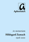 Buchcover Hildegard Zumach (1926-2021)