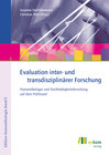 Buchcover Evaluation inter- und transdisziplinärer Forschung