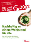 Buchcover Zur Lage der Welt 2012: Nachhaltig zu einem Wohlstand für alle