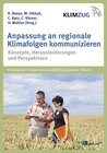 Buchcover Anpassung an regionale Klimafolgen kommunizieren