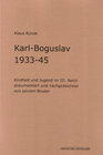 Buchcover Karl-Boguslav  1933-45