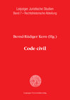 Buchcover Code civil