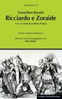 Buchcover Gioachino Rossini: Ricciardo e Zoraide