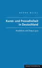 Buchcover Kunst- und Pressefreiheit in Deutschland