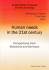 Buchcover Human needs in the 21st century