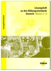 Buchcover Lösungsheft zu den Bildungsstandards Deutsch Klasse 3-4