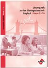 Buchcover Lösungsheft zu den Bildungsstandards Englisch Klasse 9-10