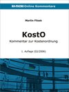 Buchcover Kommentar zur Kostenordnung (KostO)