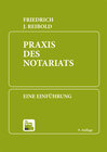 Buchcover Praxis des Notariats