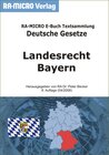 Buchcover RA-MICRO E-Buch Textsammlung Deutsche Gesetze Landesrecht Bayern