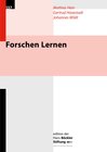 Buchcover Forschen Lernen