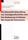 Buchcover Die bilanzielle Behandlung von Zweckgesellschaften und ihre Bedeutung im Rahmen der Corporate Governance