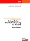 Buchcover Going-offshore- Standortverlagerung ins Ausland