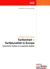 Buchcover Tarifeinheit - Tarifpluralität in Europa