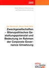 Buchcover Zweckgesellschaften - Bilanzpolitisches Gestaltungspotenzial und Bedeutung im Rahmen der Corporate Governance-Umsetzung