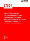 Buchcover Unterstützung der Interessenvertretung in der betrieblichen Weiterbildung in Deutschland und Österreich