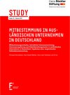 Buchcover Mitbestimmung in ausländischen Unternehmen in Deutschland