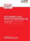 Buchcover Study der Hans-Böckler-Stiftung / Betriebsräte in der doppelten Transformation