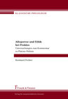 Buchcover Allegorese und Ethik bei Proklos