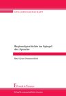 Buchcover Regionalgeschichte im Spiegel der Sprache