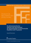 Buchcover Rechtskommunikation national und international im Spannungsfeld von Hermeneutik, Kognition und Pragmatik