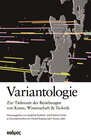 Buchcover Variantologie