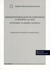 Buchcover Immissionsökologische Forschung im Wandel der Zeit