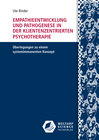 Buchcover Empathieentwicklung und Pathogenese in der klientenzentrierten Psychotherapie