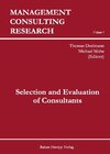 Buchcover Selection and Evaluation of Consultants