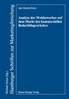 Buchcover Analyse der Wettbewerber auf dem Markt des kommerziellen Bedarfsflugverkehrs
