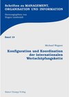 Buchcover Konfiguration und Koordination der internationalen Wertschöpfungskette