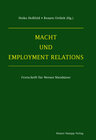 Buchcover Macht und Employment Relations