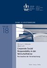Buchcover Corporate Social Responsibility in der Wirtschaftskrise