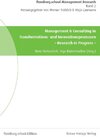 Buchcover Management & Consulting in Transformations- und Innovationsprozessen