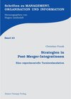 Buchcover Strategien in Post-Merger-Integrationen