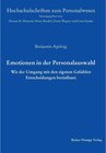 Buchcover Emotionen in der Personalauswahl