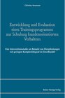 Buchcover Entwicklung und Evaluation eines Trainingsprogramms zur Schulung kundenorientierten Verhaltens