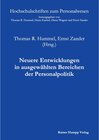 Buchcover Neuere Entwicklungen in ausgewählten Bereichen der Personalpolitik