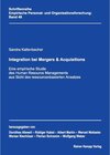Buchcover Integration bei Mergers & Acquisitions