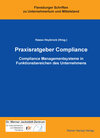 Buchcover Praxisratgeber Compliance