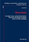 Buchcover Wissen binden