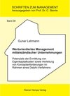 Buchcover Wertorientiertes Management mittelständischer Unternehmungen