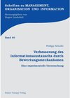 Buchcover Verbesserung des Informationsaustauschs durch Bewertungsmechanismen